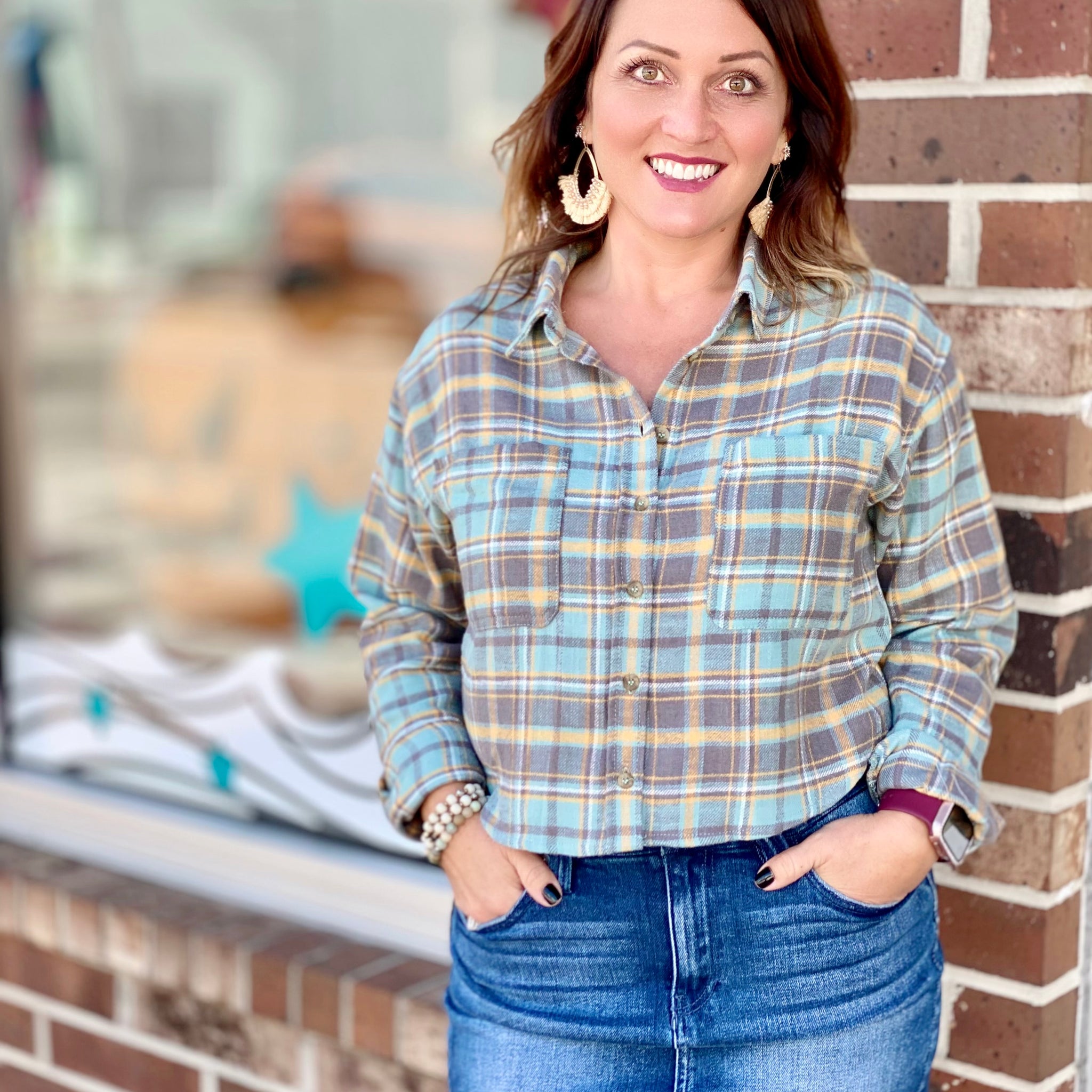 Weekend in the Woods Flannel Top