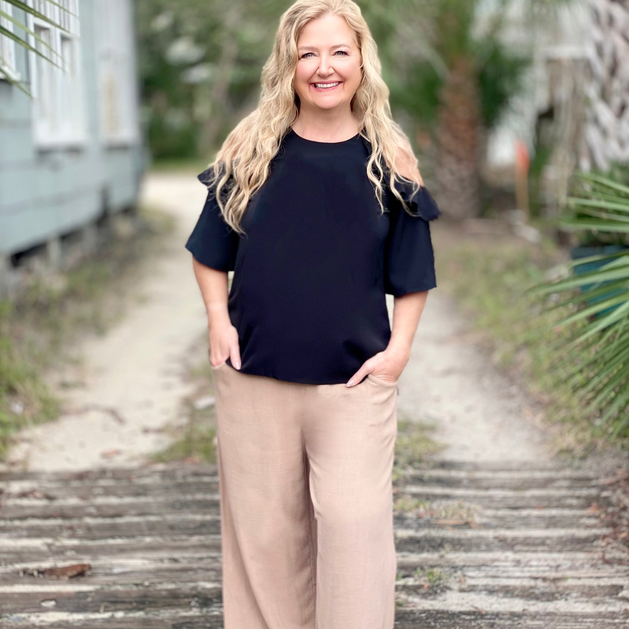 Linen Blend Pants