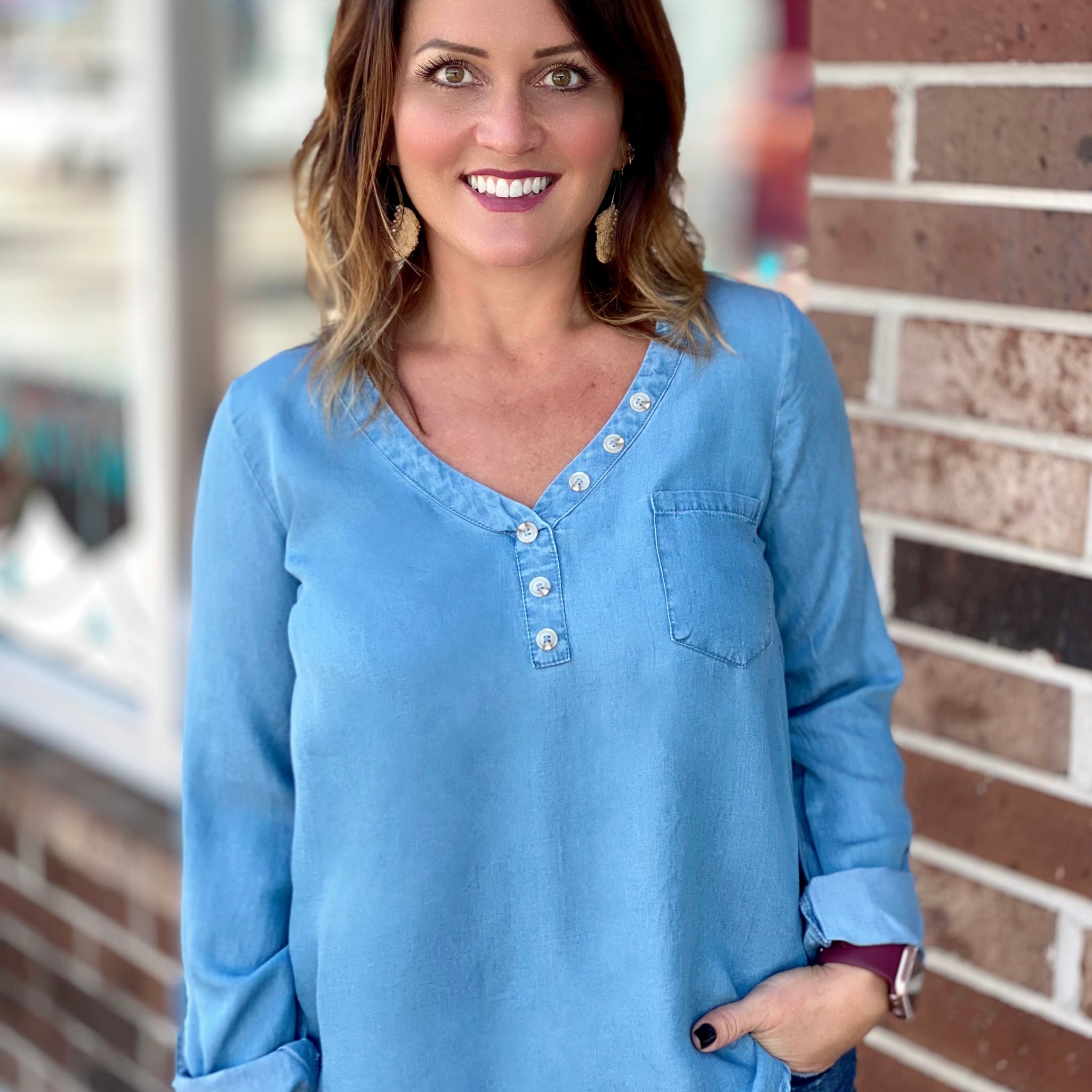 Chambray Dream Top