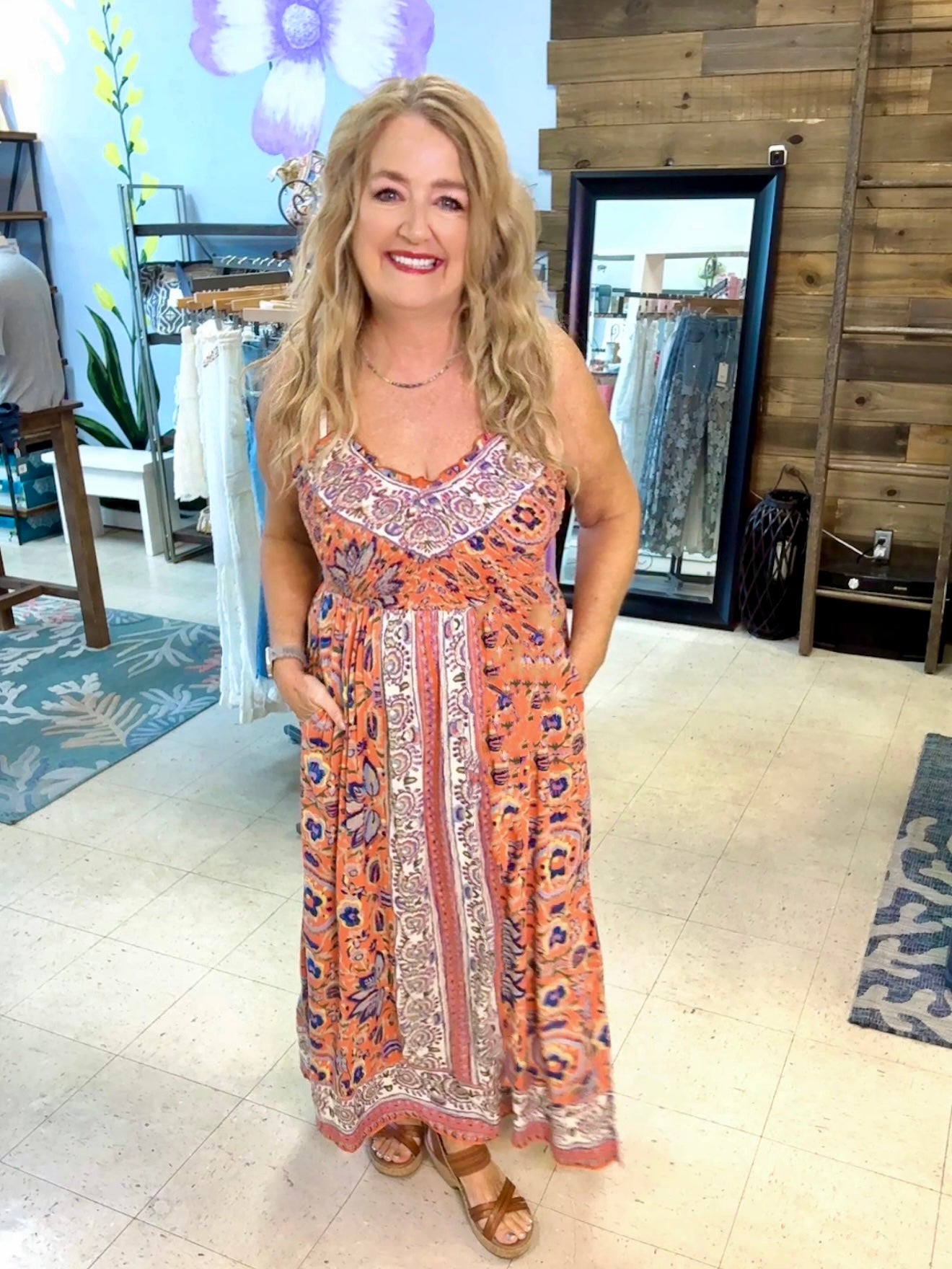 Harvest Glow Maxi Dress