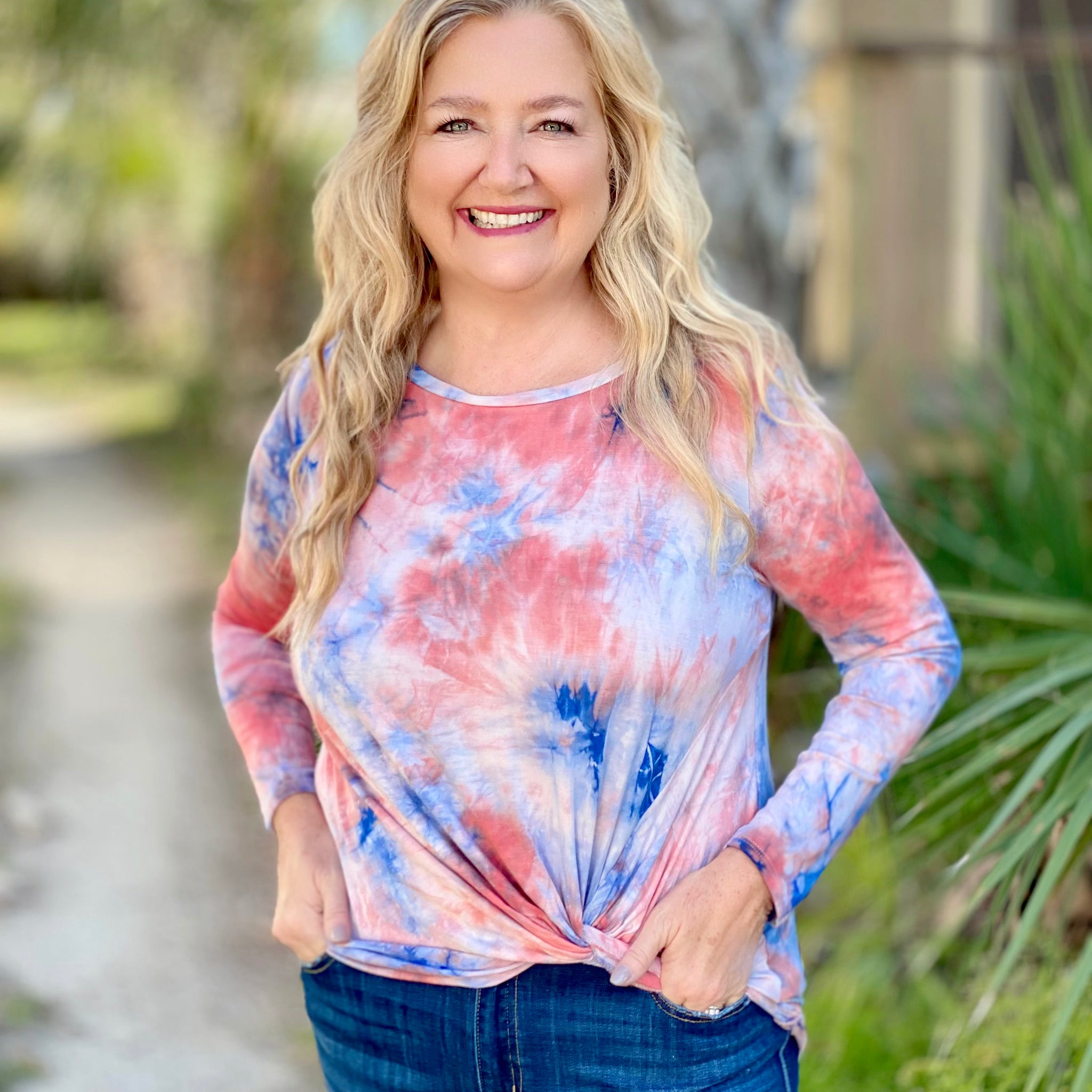 Harvest Vibes Tie Dye Top