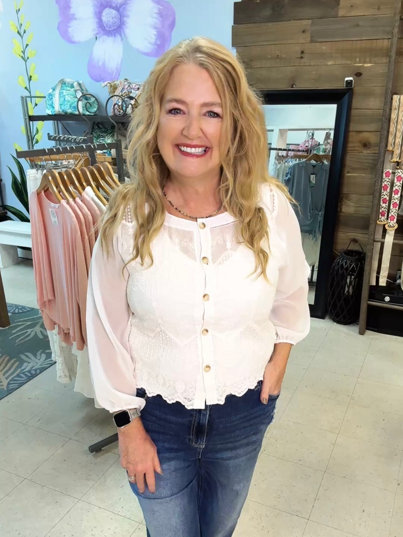Whispering Lace Blouse