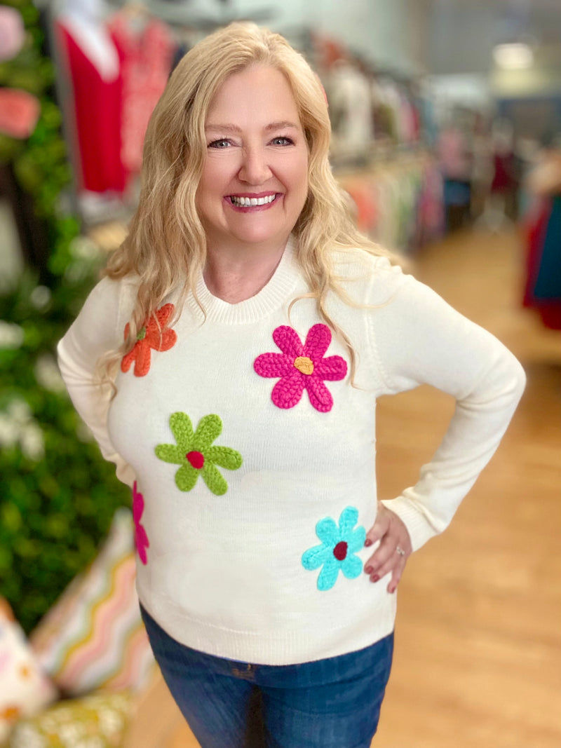 Flower Patch Sweater