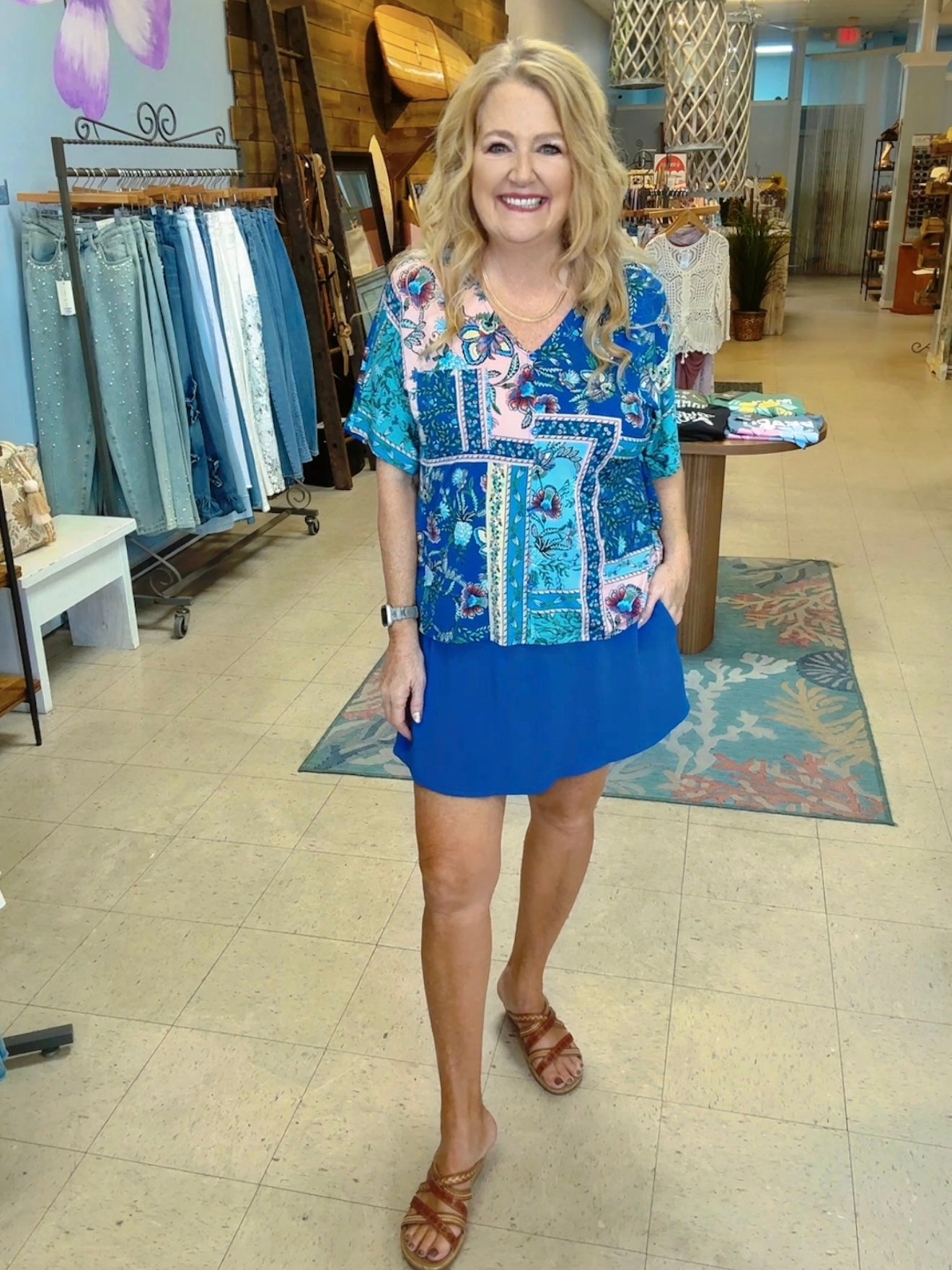 Ocean Blue Everyday Skort