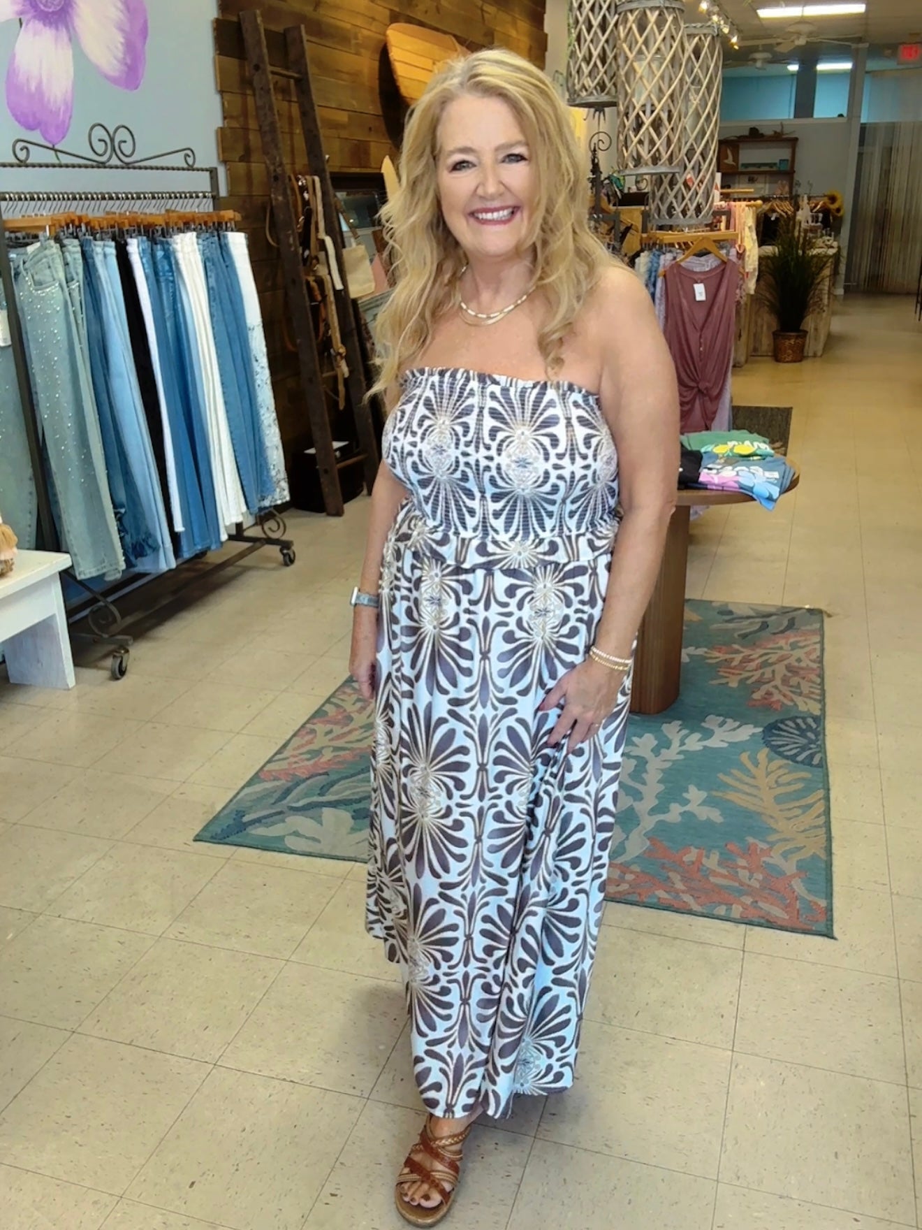 Enchanting Smocked Maxi