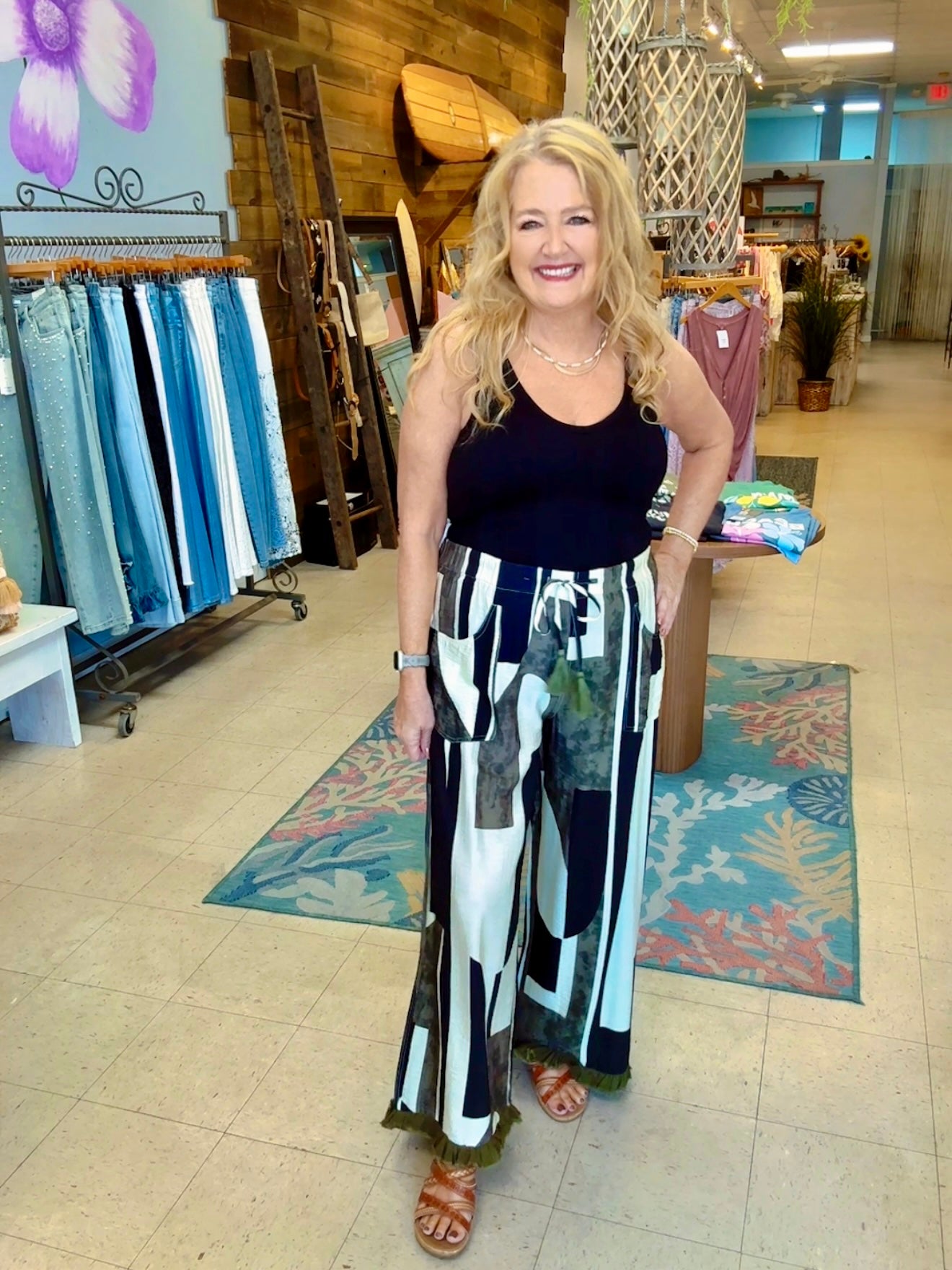 Olive Grove Statement Pants