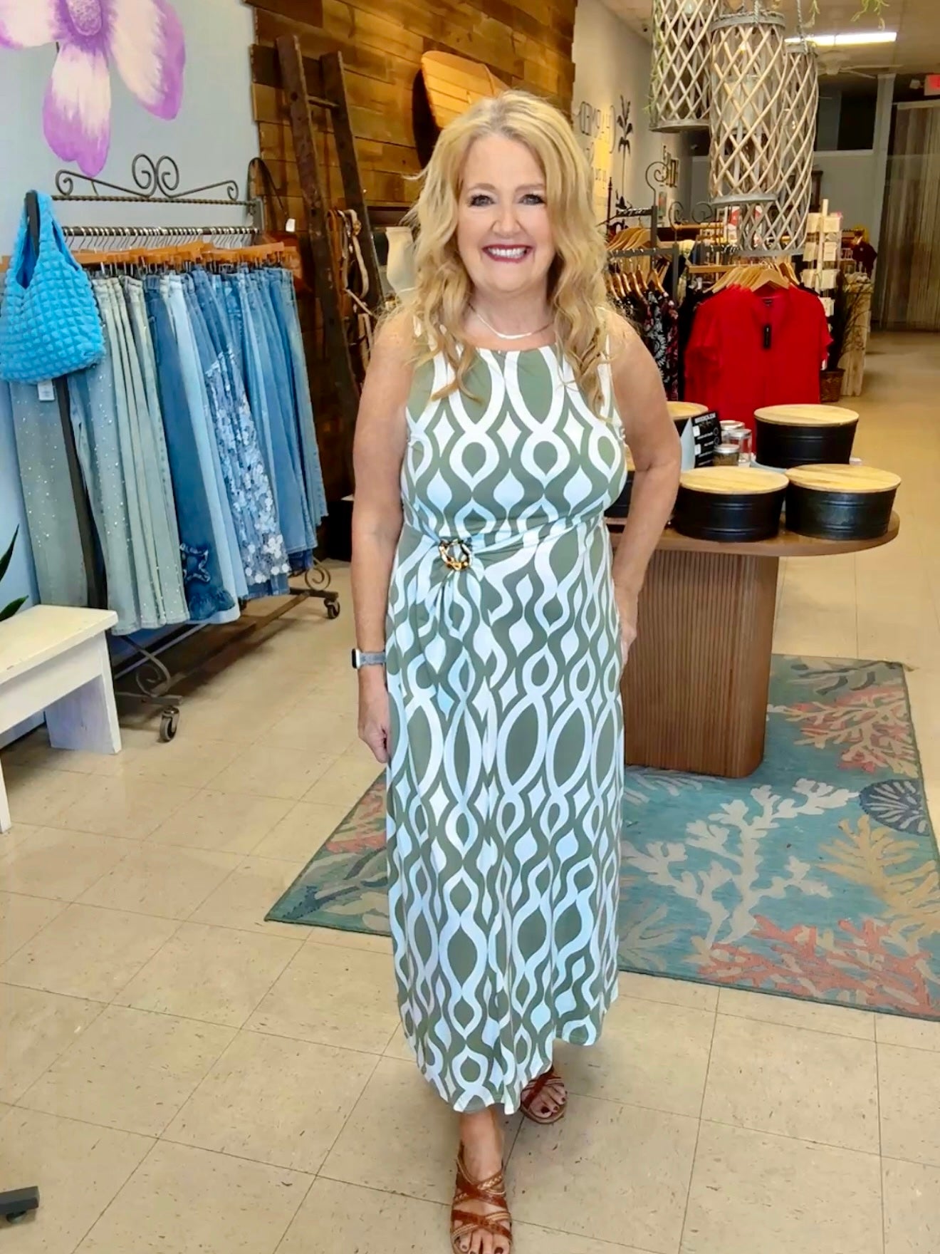 Sage against The Machine Maxi Dress