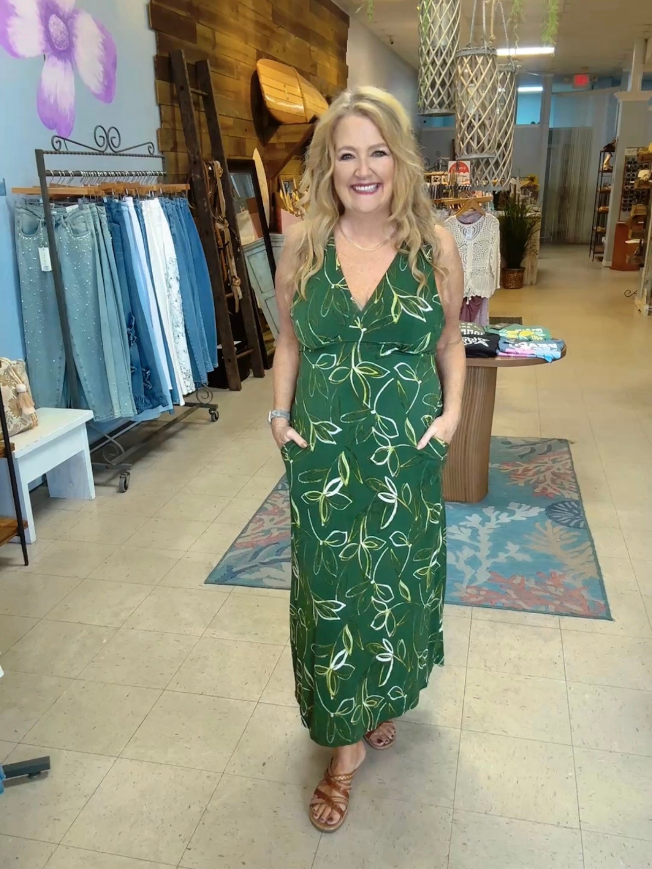 Emerald Escape Maxi Dress