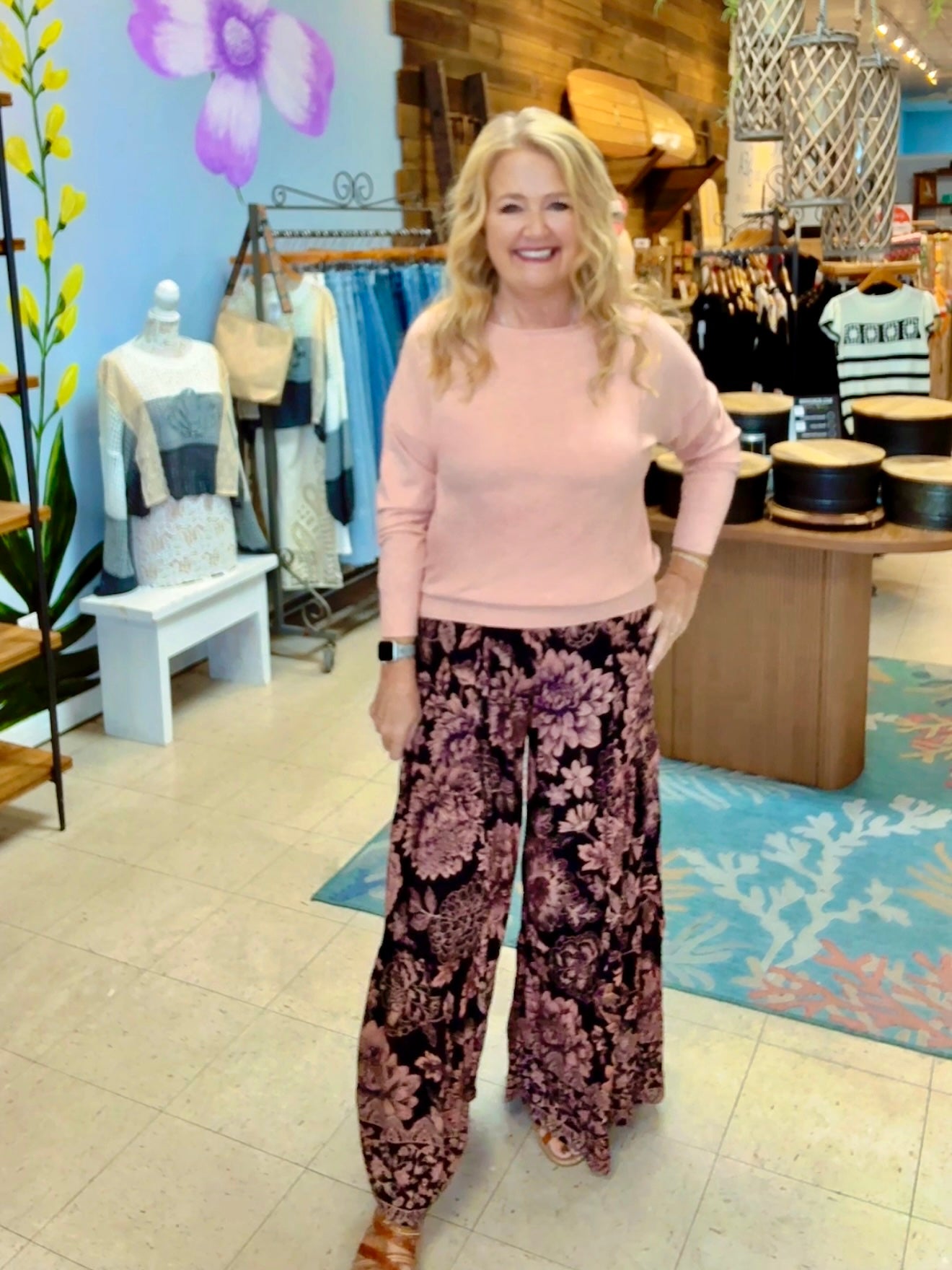 Rosey Garden Pants