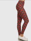 Print Yoga Waist Leggings