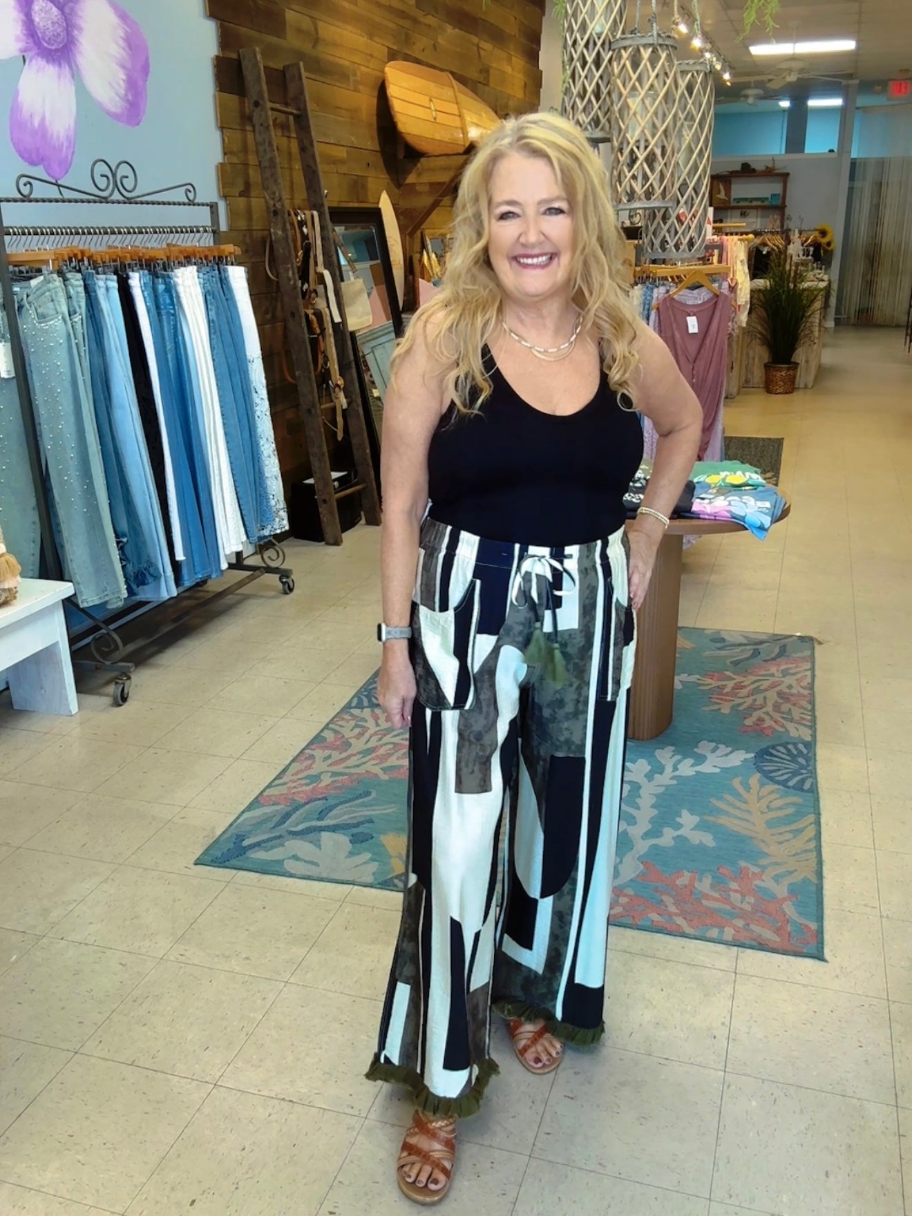 Olive Grove Statement Pants