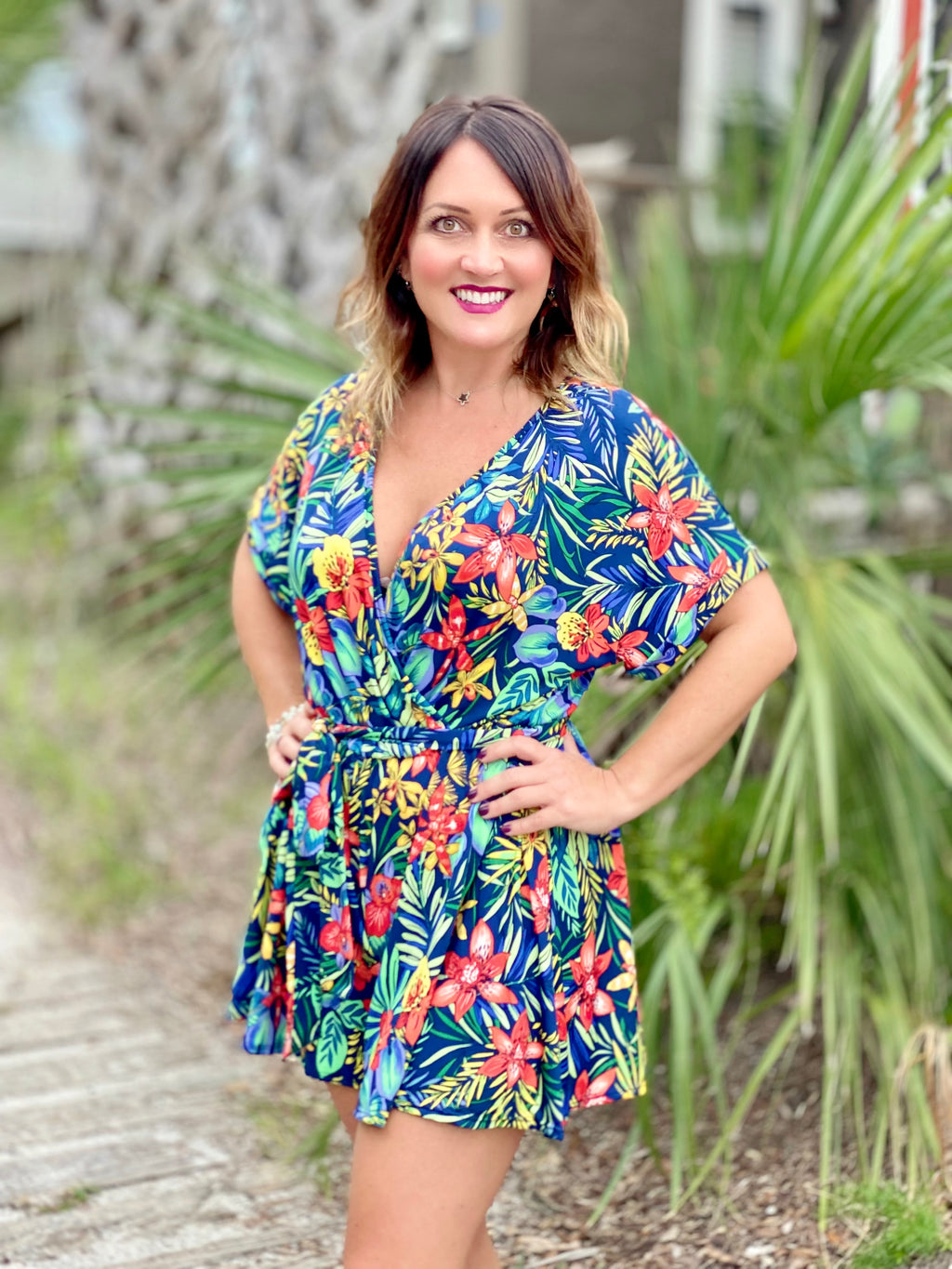 Cocktails and Cabanas Romper