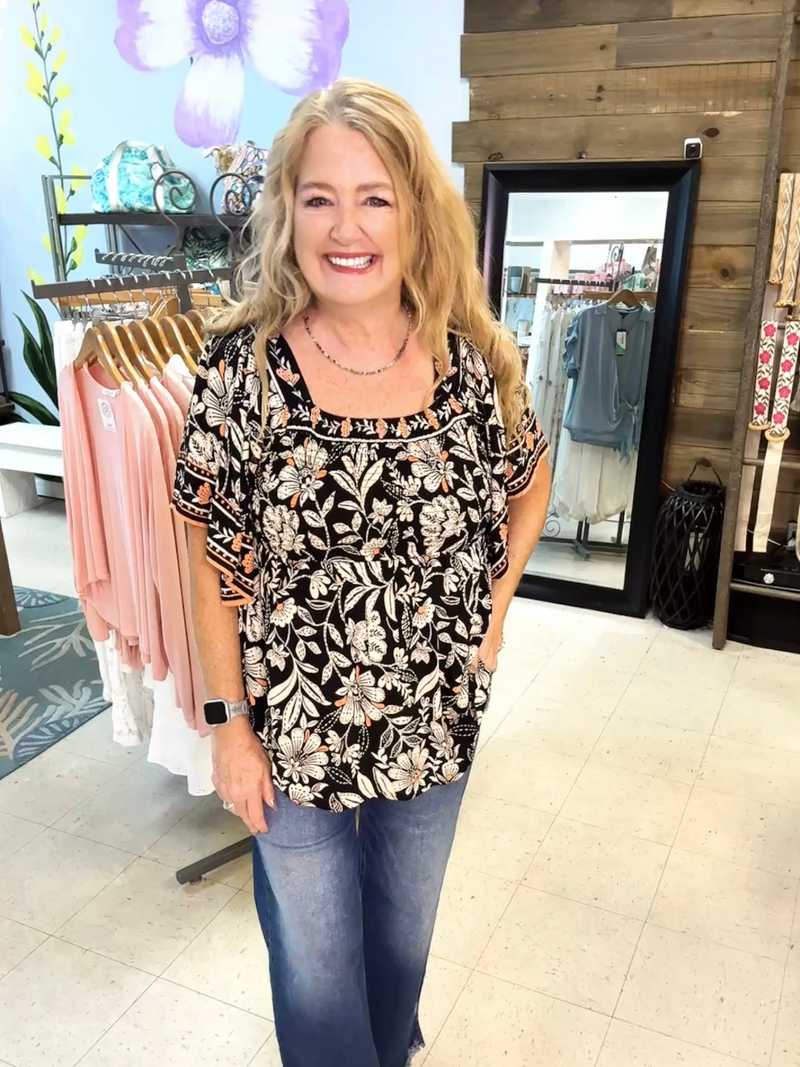 Midnight Garden Top