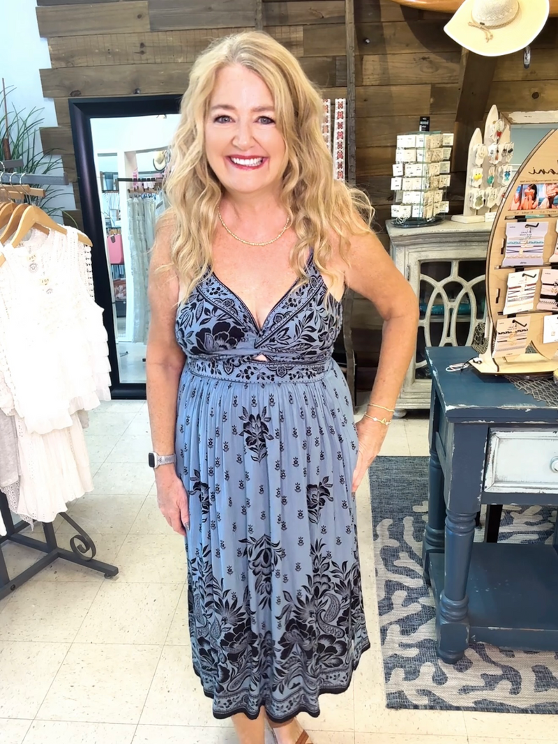 Medallion Midi Dress