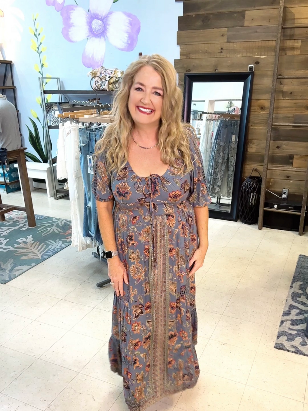 Twilight Stroll Maxi Dress