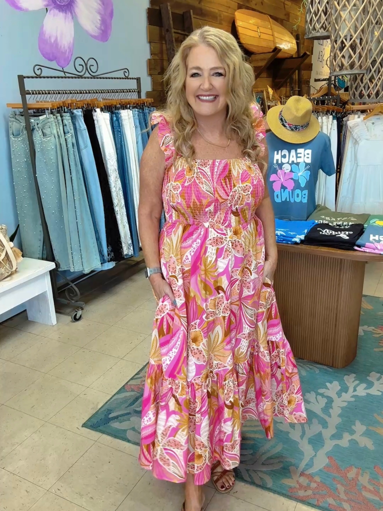 Sunset Bloom Dress
