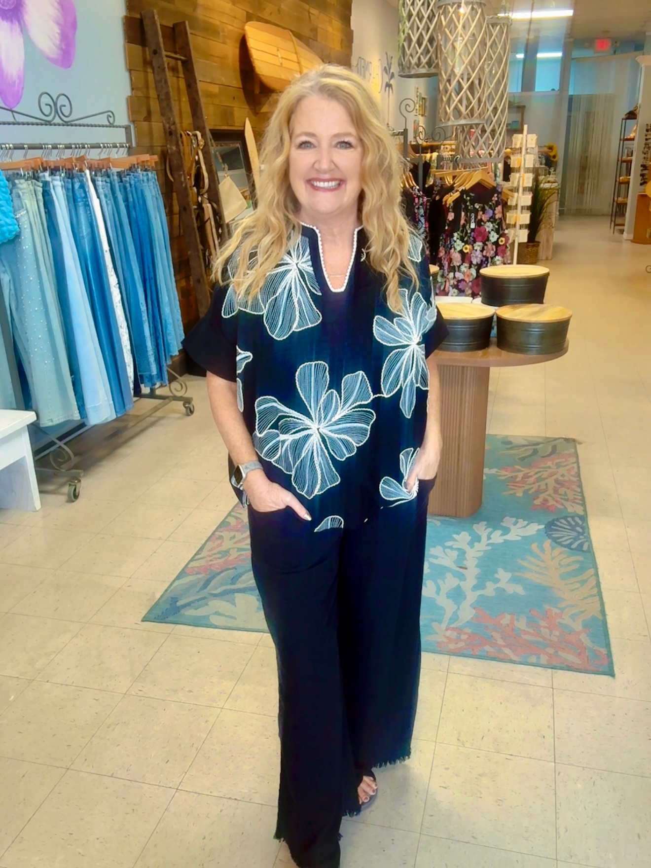 Cotton Wide Leg Pants