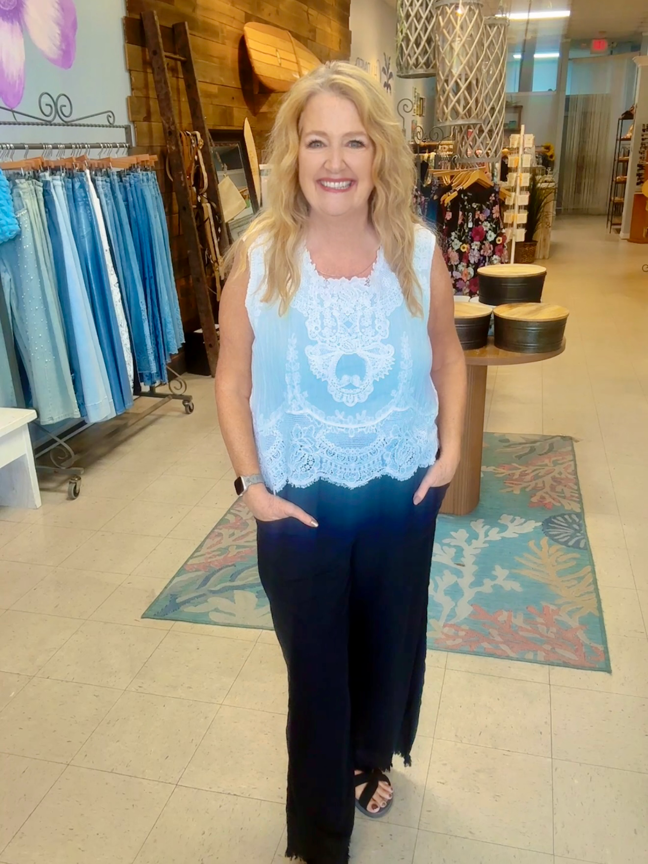 Lace Shell Tank