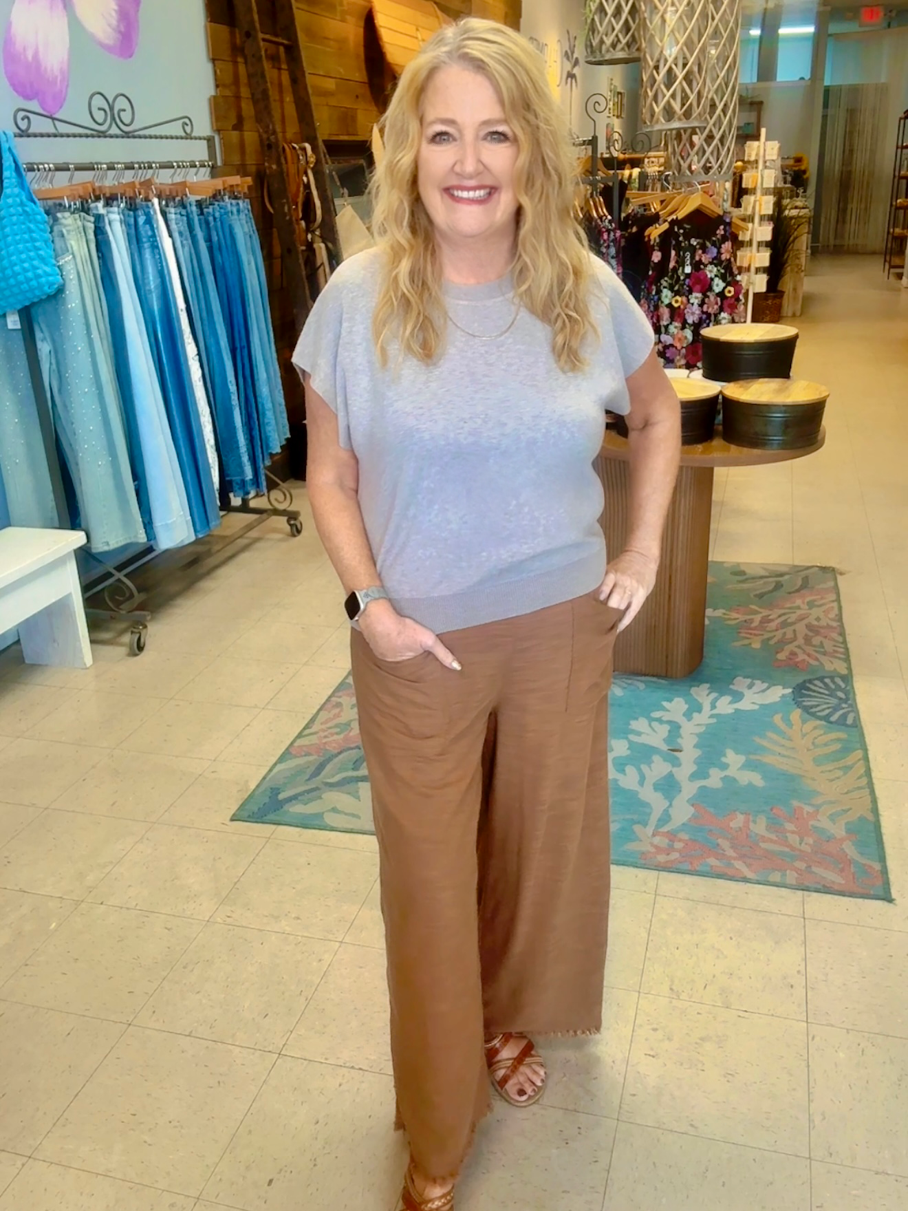 Chesnut Cotton Pants