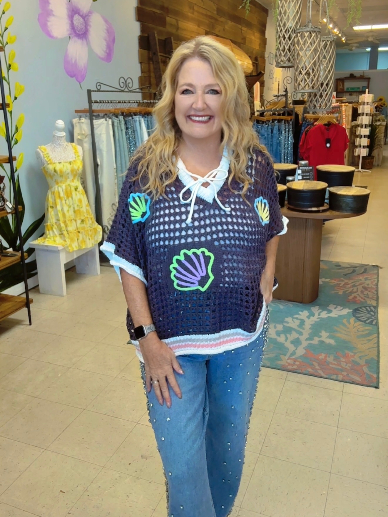 Seas The Day Crochet Top