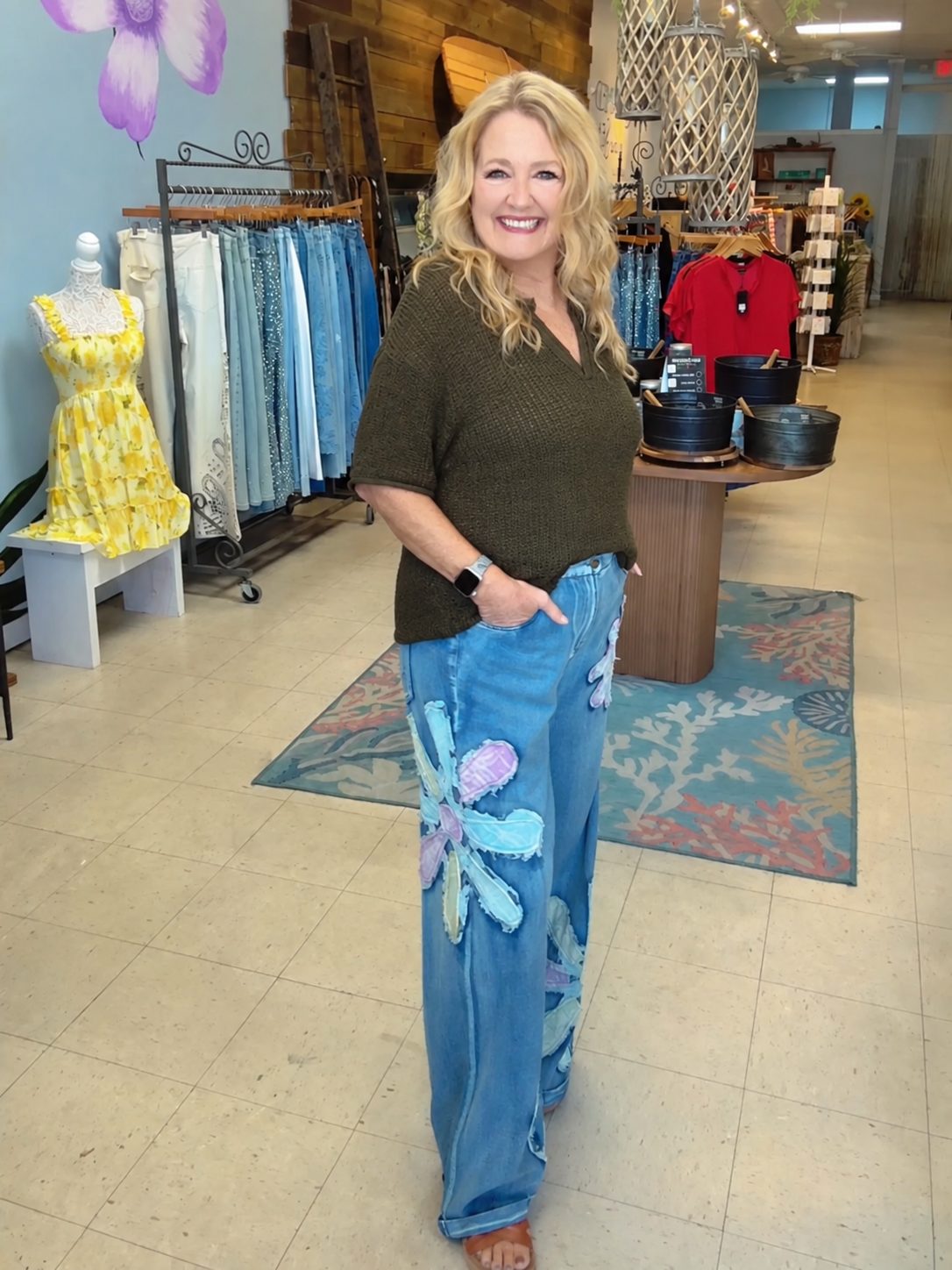 Bloom in Place Denim